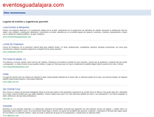 Tablet Screenshot of eventosguadalajara.com